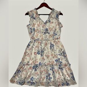 Floral Ruffle Blouse